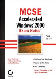 Cover of: MCSE: Accelerated Windows 2000 Exam Notes Exam 70-240