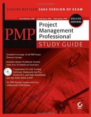 PMP : project management professional : study guide