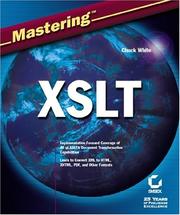 Cover of: Mastering XSLT