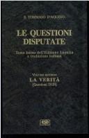 Cover of: questioni disputate