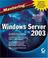 Cover of: Mastering Windows Server 2003
