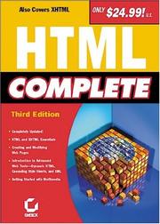 Cover of: HTML Complete