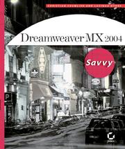 Cover of: Dreamweaver MX 2004 Savvy(tm)