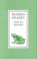 Cover of: Death of a naturalist by Seamus Heaney
