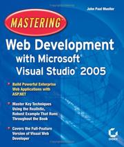 Mastering Web development with Microsoft Visual Studio 2005