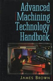 Cover of: Advanced machining technology handbook