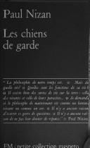 Cover of: Les chiens de garde by Paul Nizan