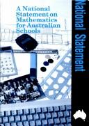 Cover of: A national statement on mathematics for Australian schools by initiated by the Australian Education Council.