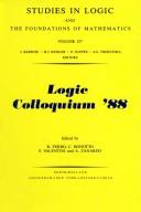 Logic Colloquium'88 by Logic Colloquium '88 (Padova, Italy), R. Ferro, C. Bonotto, S. Valentini