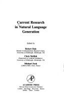 Current research in natural language generation