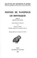 Cover of: Les Dionysiaques