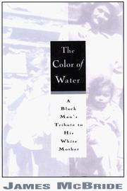 The color of water by McBride, James