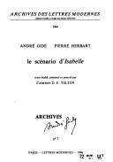 Cover of: Le scénario d'Isabelle by André Gide