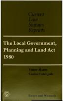 The Local Government, Planning and Land Act 1980