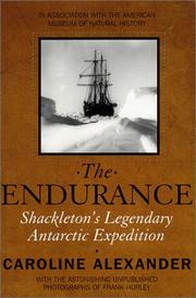 Cover of: The Endurance: Shackleton's Legendary Antarctic Expedition (G K Hall Large Print Nonfiction Series)