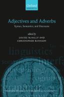 Adjectives and adverbs by Louise McNally, Chris Kennedy