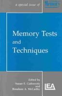 Cover of: Memory tests and techniques