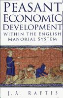 Cover of: Peasant economic development within the English manorial system
