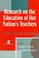 Cover of: Research on the education of our nation's teachers