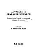 Advances in headache research : proceedings of the 6th International Migraine Symposium