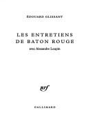 Cover of: Les entretiens de Bâton Rouge