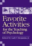 Cover of: Favorite activities for the teaching of psychology