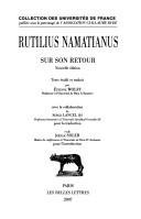 De reditu suo by Claudius Rutilius Namatianus