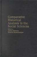 Cover of: Comparative historical analysis in the social sciences