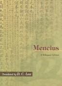 Cover of: Mencius