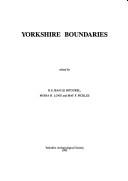 Yorkshire boundaries