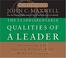Cover of: The 21 Indispensable Qualities of a Leader