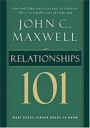 Cover of: Relationships 101 (Maxwell, John C.)