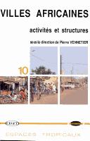 Cover of: Villes africaines: activités et structures