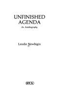 Unfinished agenda : an autobiography