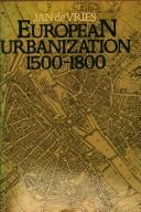 European urbanization 1600-1800