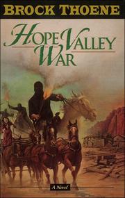 Cover of: Hope valley war