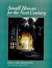 Cover of: Small houses for the next century