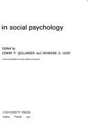 Cover of: Current perspectives in social psychology by Edwin Paul Hollander