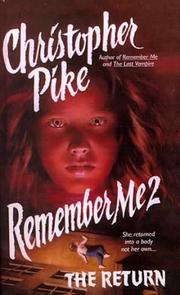 Cover of: Remember Me 2: the return