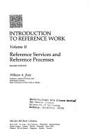 Cover of: Introduction to Reference Work (2 Volumes) (McGraw-Hill Series in Library Education)