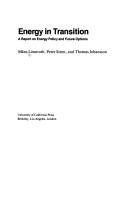 Energy in transition : a report on energy policy and future options