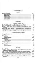 Cover of: S. 261--Biennial Budgeting and Appropriations Act: hearing before the Committee on Governmental Affairs, United States Senate, One Hundred Fifth Congress, first session, April 23, 1997.