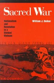 Cover of: Sacred war by William J. Duiker
