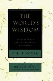 Cover of: The World's Wisdom by Philip Novak