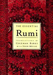 Cover of: The Essential Rumi (Essential (Booksales)) by Rumi (Jalāl ad-Dīn Muḥammad Balkhī)
