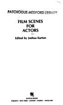 Cover of: Film Scenes for Actors by Joshua Karton