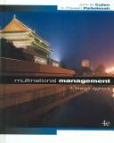 Multinational management by Cullen, John B., John B. Cullen, K. Praveen Parboteeah
