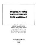 Dislocations and properties of real materials