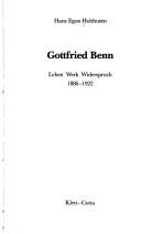 Cover of: Gottfried Benn