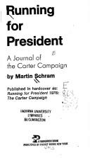 Cover of: Running for President: a journal of the Carter campaign